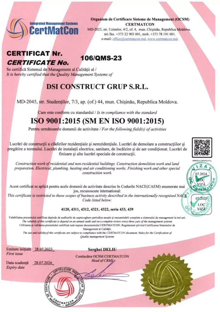 certificat-2 Dsi Construct Grup